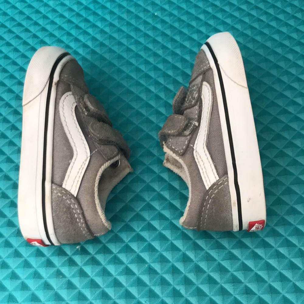 VANS Old Skool Baby Boy Doble Strap Suede Upper Shoes | 5 - Picture 8 of 11